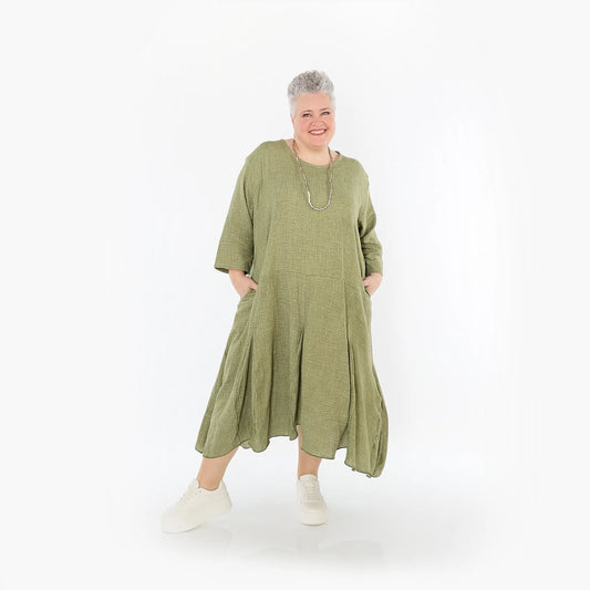 AKH Fashion 6972 Kleid, Khaki