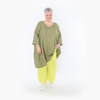 AKH Fashion 7022 Grande chemise, kaki