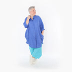 AKH Fashion 7106 Bluse, Blau