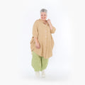 Chemisier AKH Fashion 7106, cognac