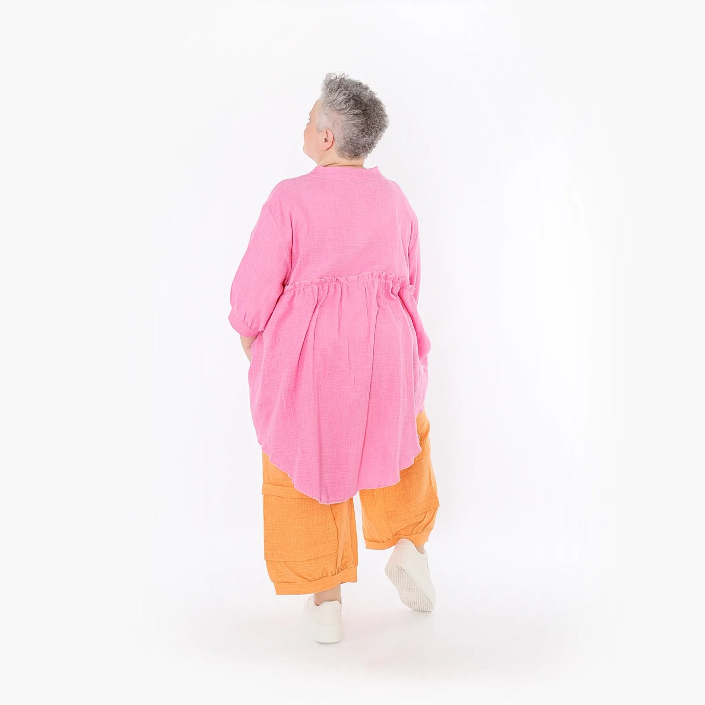 AKH Fashion 7106 Bluse, Fuchsia