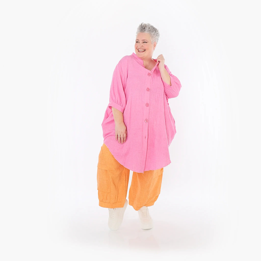 AKH Fashion 7106 Chemisier Fuchsia
