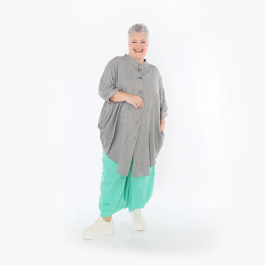 AKH Fashion 7106 Bluse, Grau