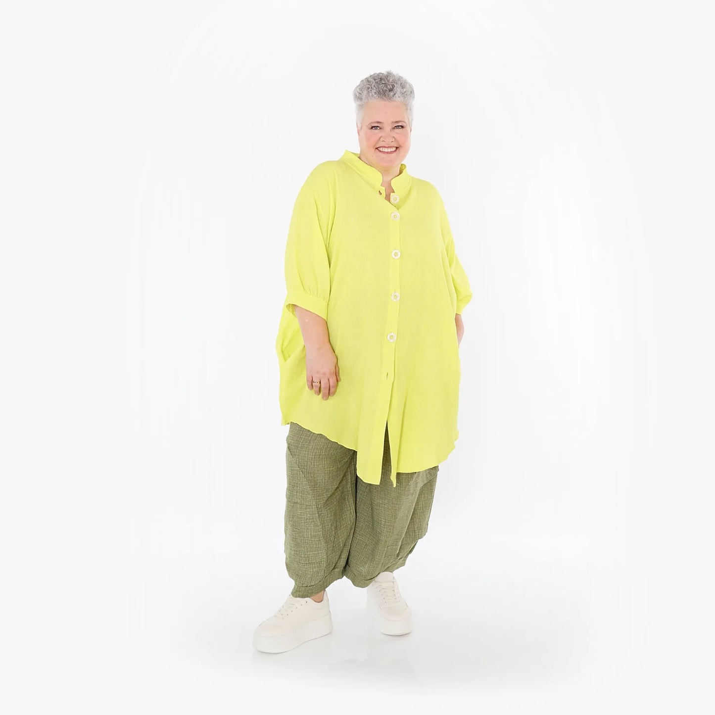 AKH Fashion 7106 Bluse, Lime