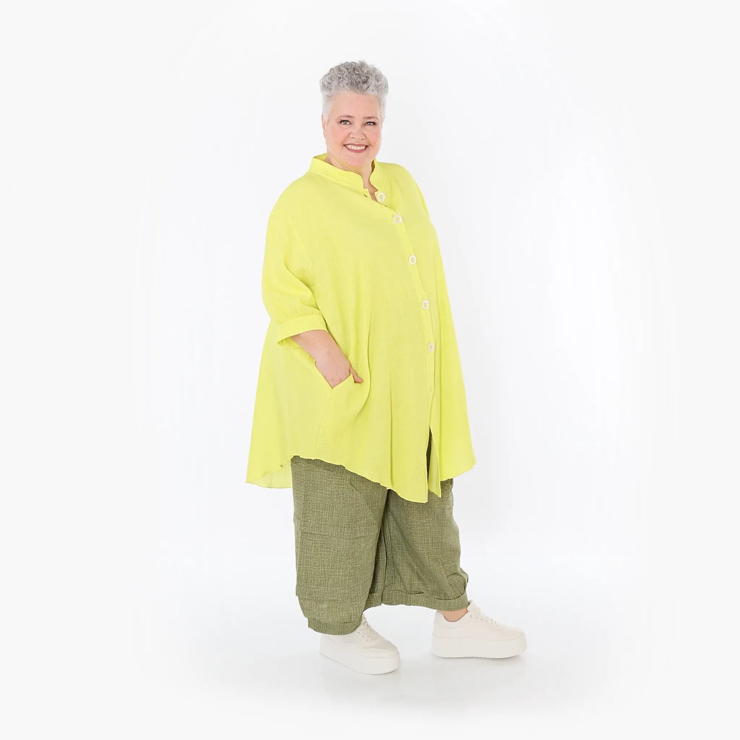 AKH Fashion 7106 Bluse, Lime