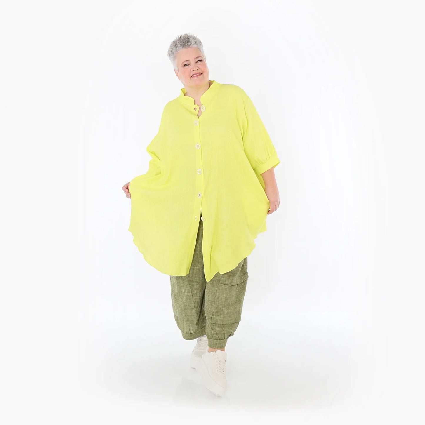 AKH Fashion 7106 Bluse, Lime