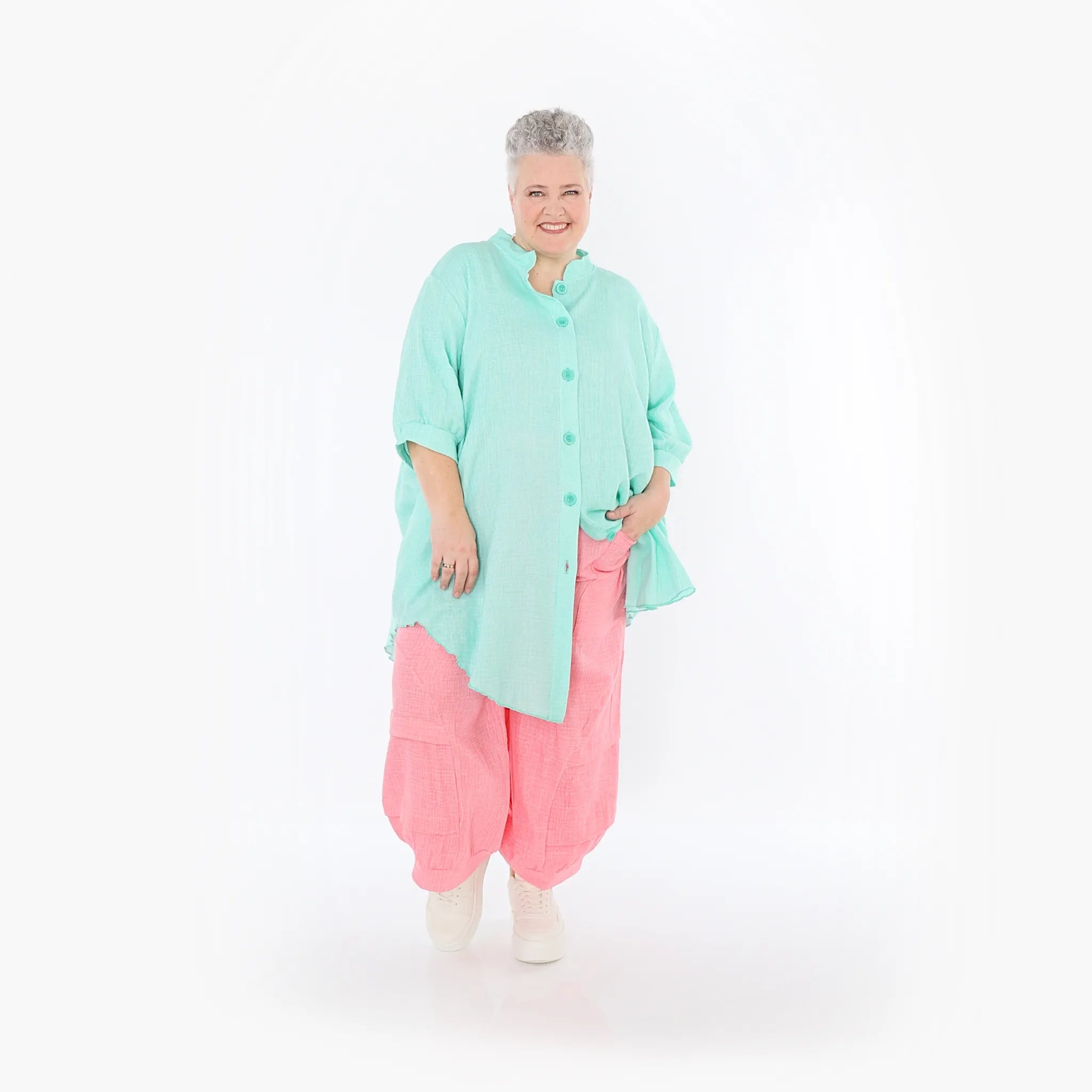 AKH Fashion · Bluse · Lunara · 7106 · Mint