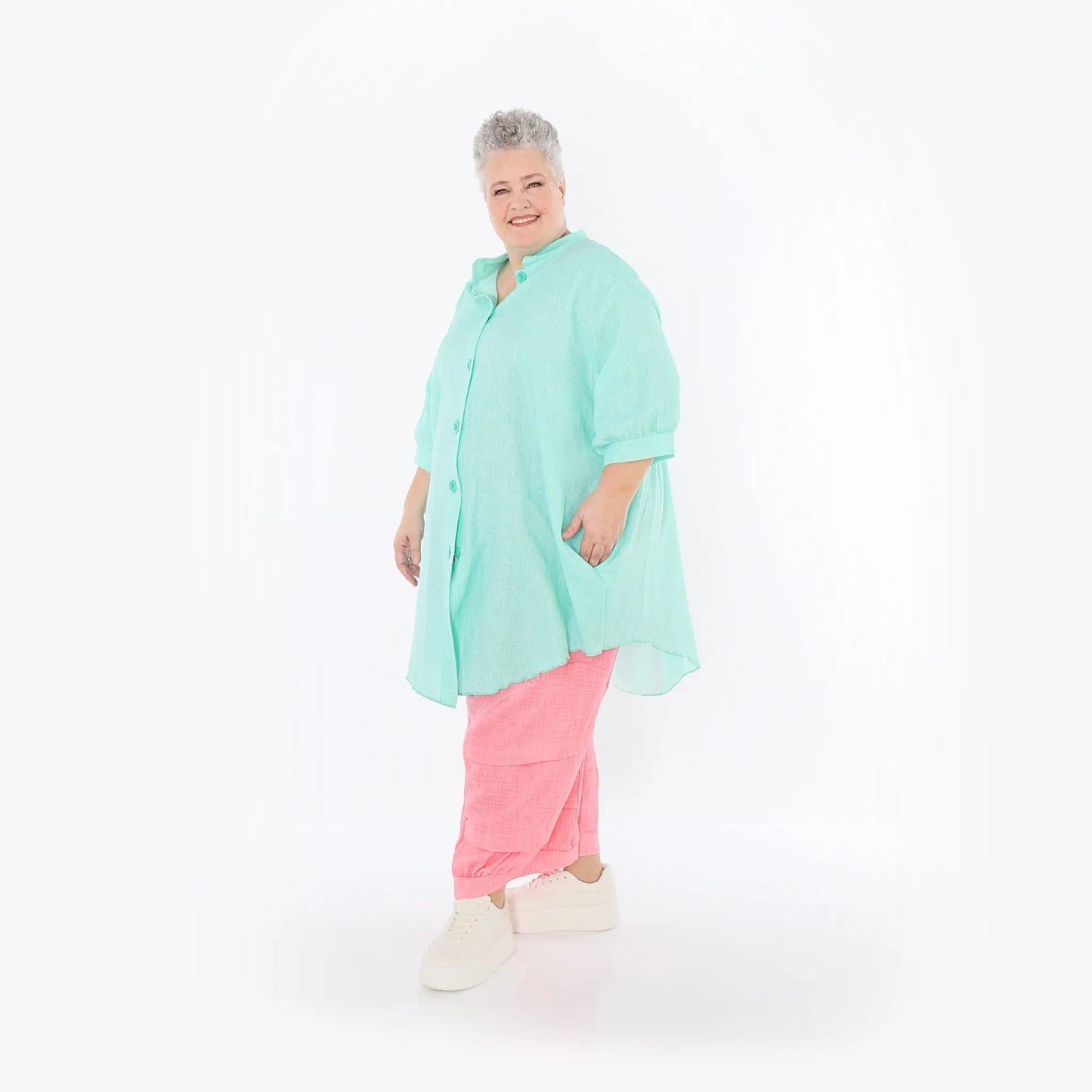 AKH Fashion 7106 Bluse, Mint