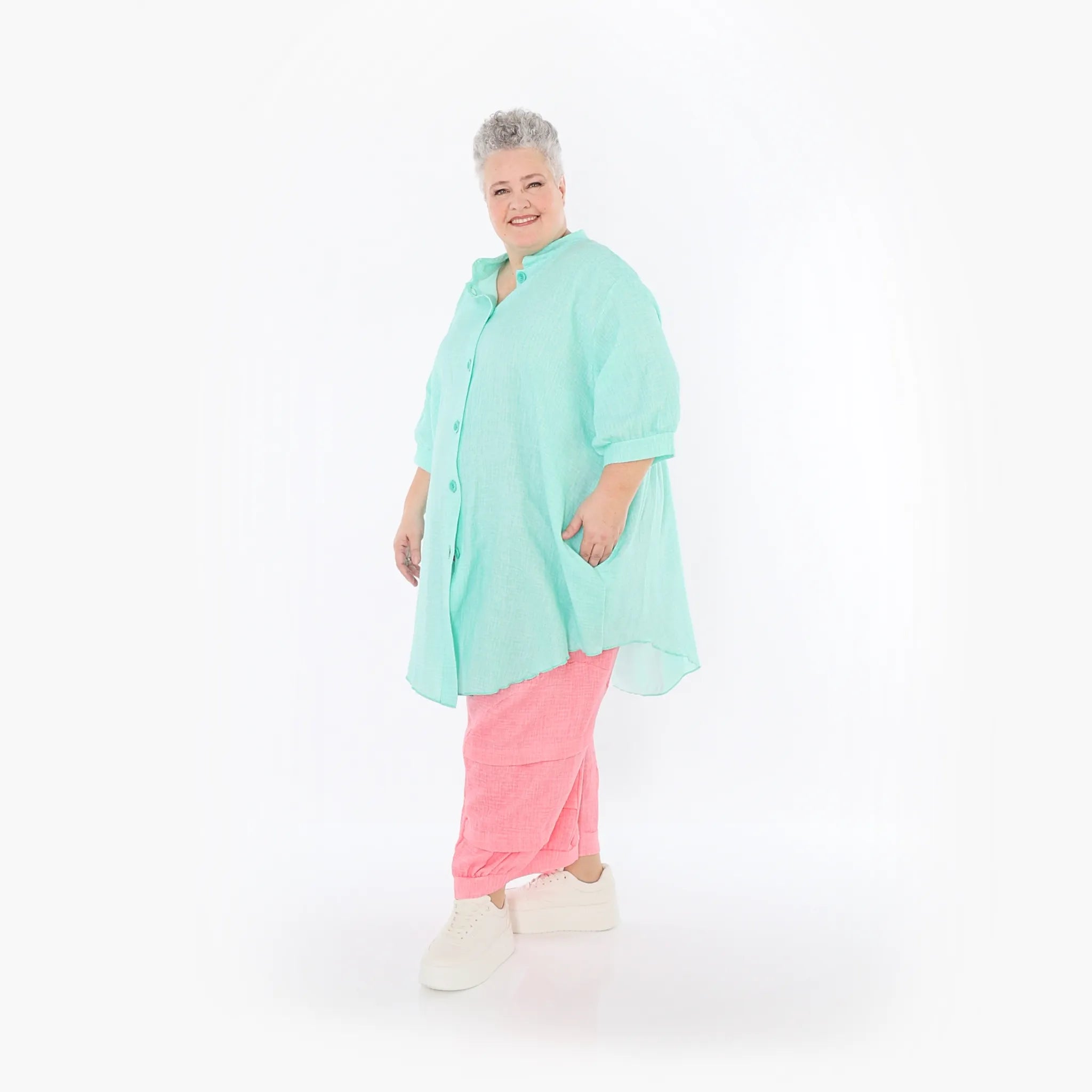 AKH Fashion · Bluse · Lunara · 7106 · Mint