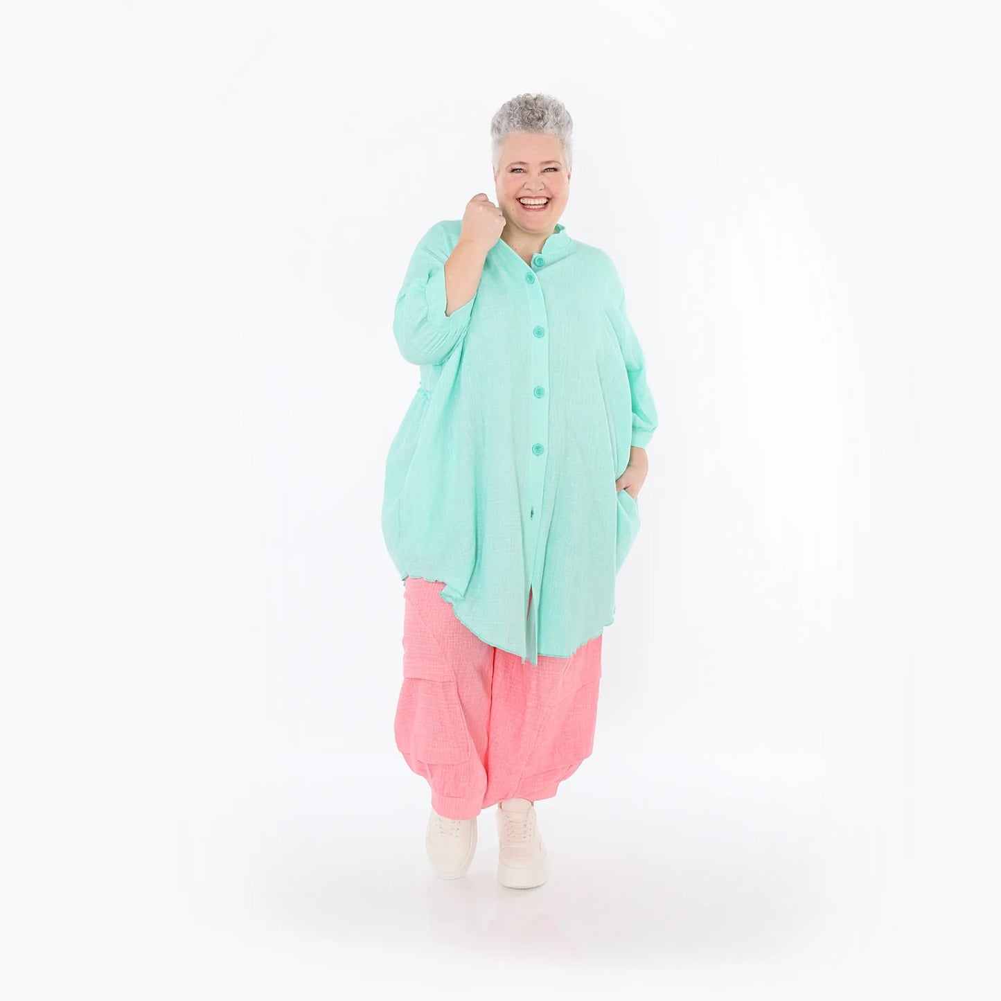 AKH Fashion 7106 Bluse, Mint