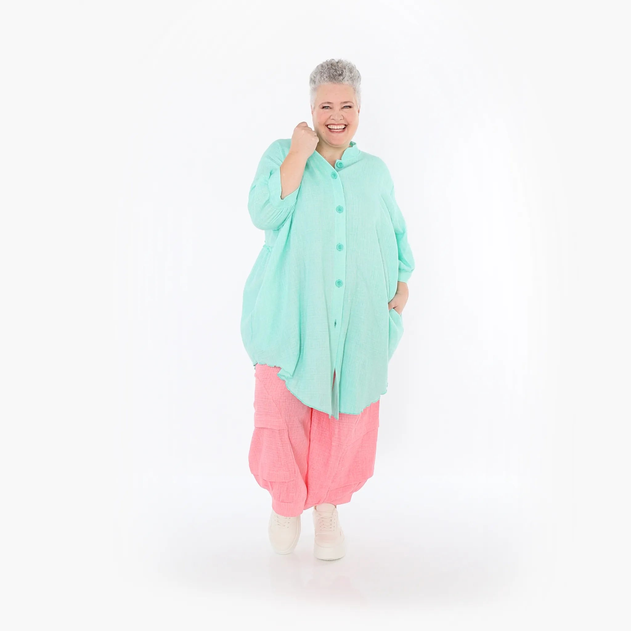 AKH Fashion · Bluse · Lunara · 7106 · Mint