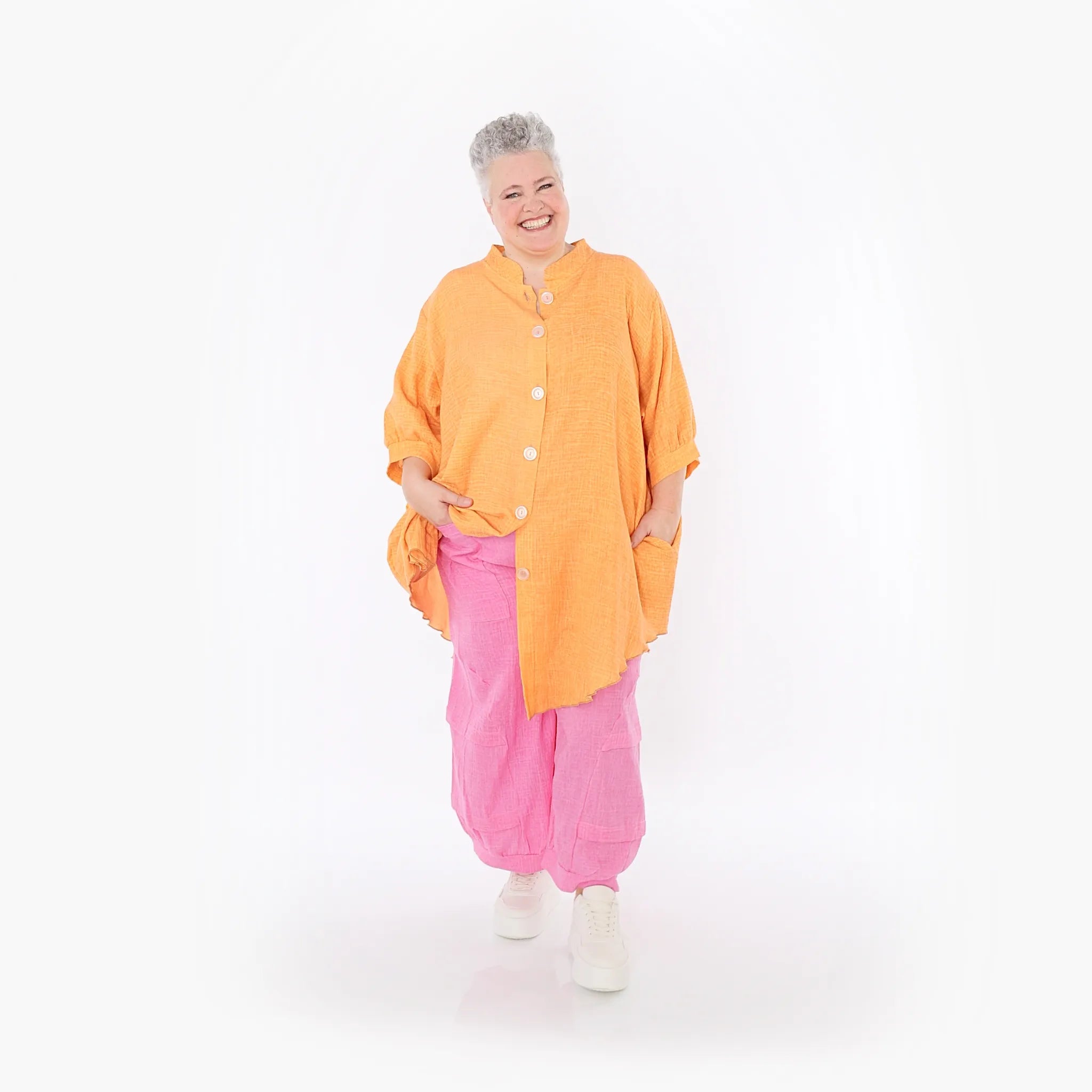 AKH Fashion · Bluse · Lunara · 7106 · Orange