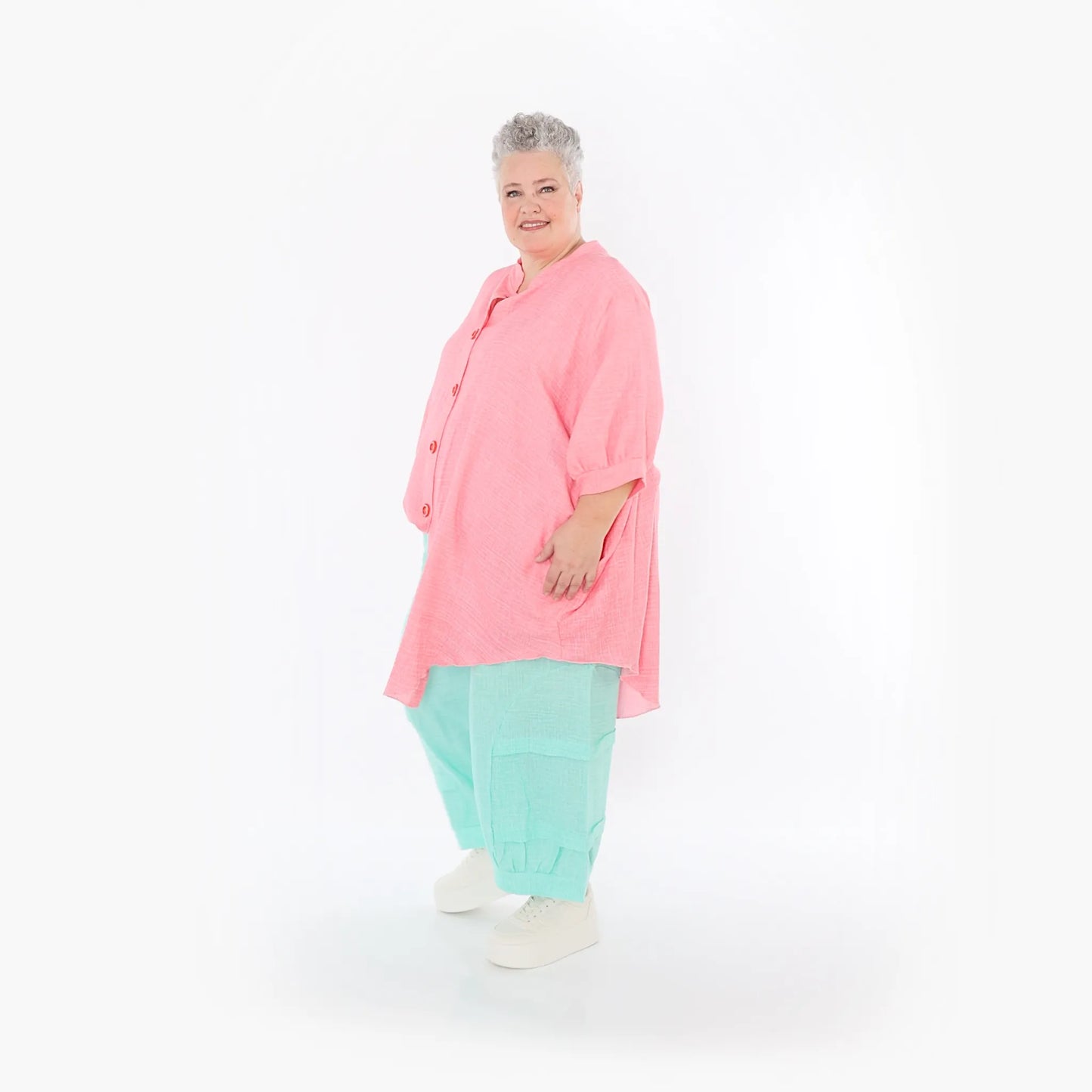 AKH Fashion 7106 Bluse, Rosa