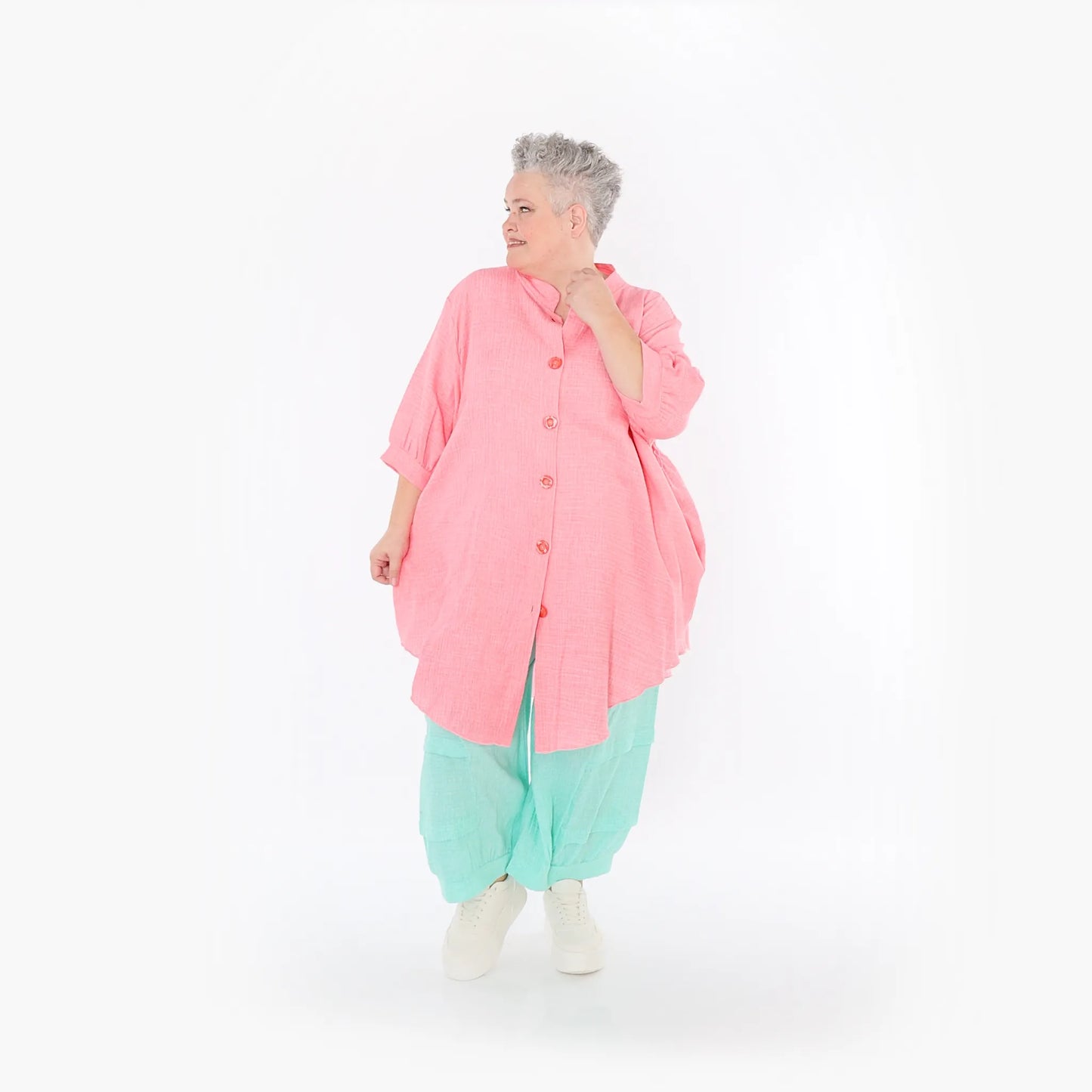 AKH Fashion 7106 Bluse, Rosa