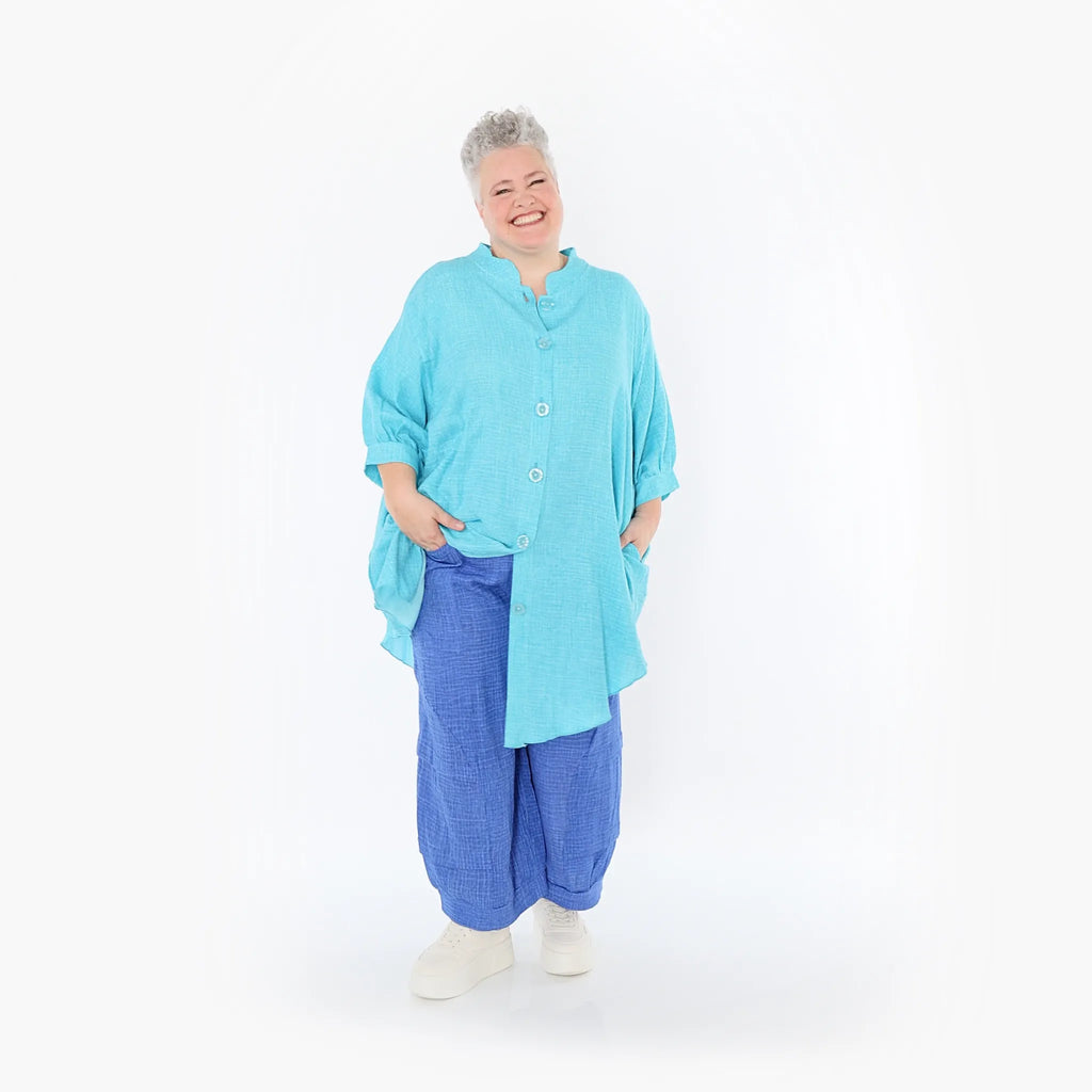 AKH Fashion · Bluse · Lunara · 7106 · Türkis