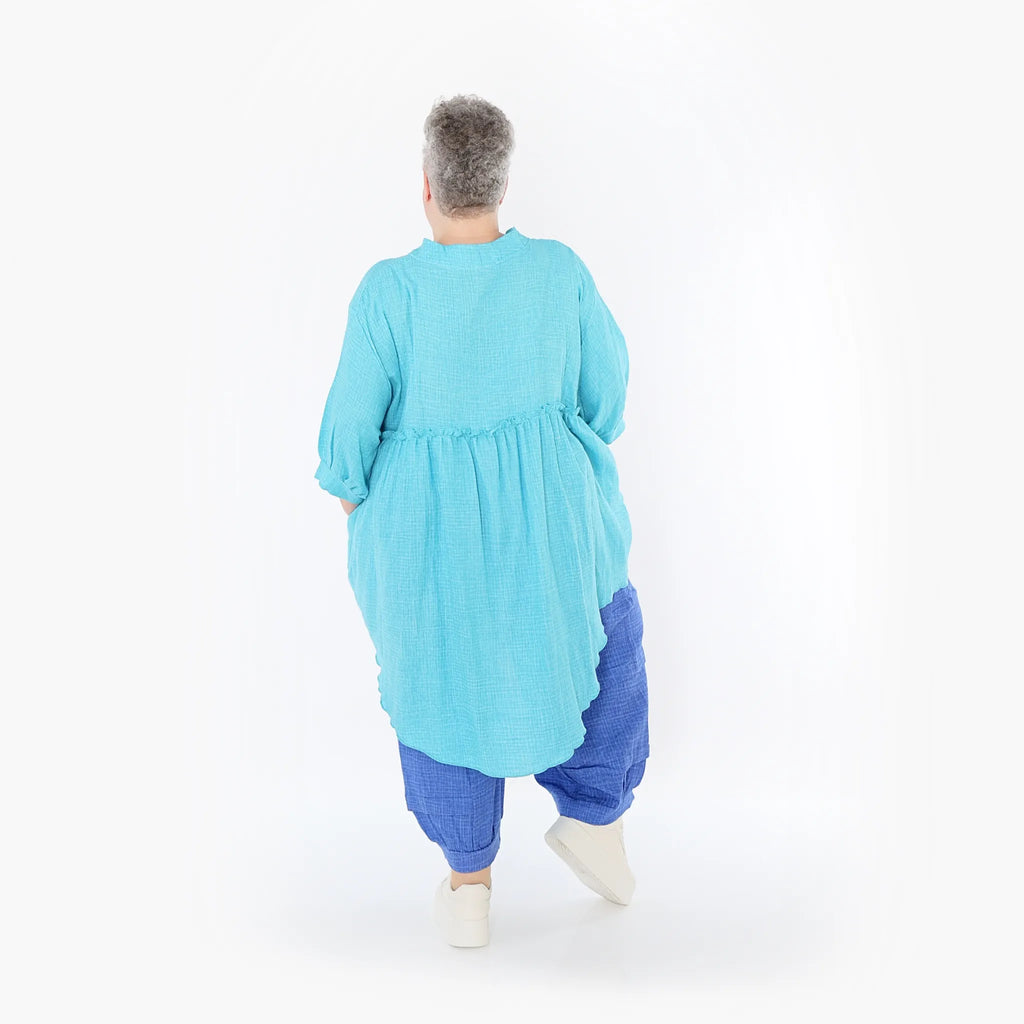 AKH Fashion · Bluse · Lunara · 7106 · Türkis
