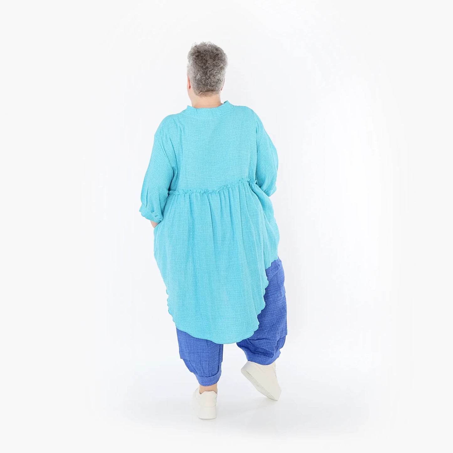 AKH Fashion 7106 Bluse, Türkis