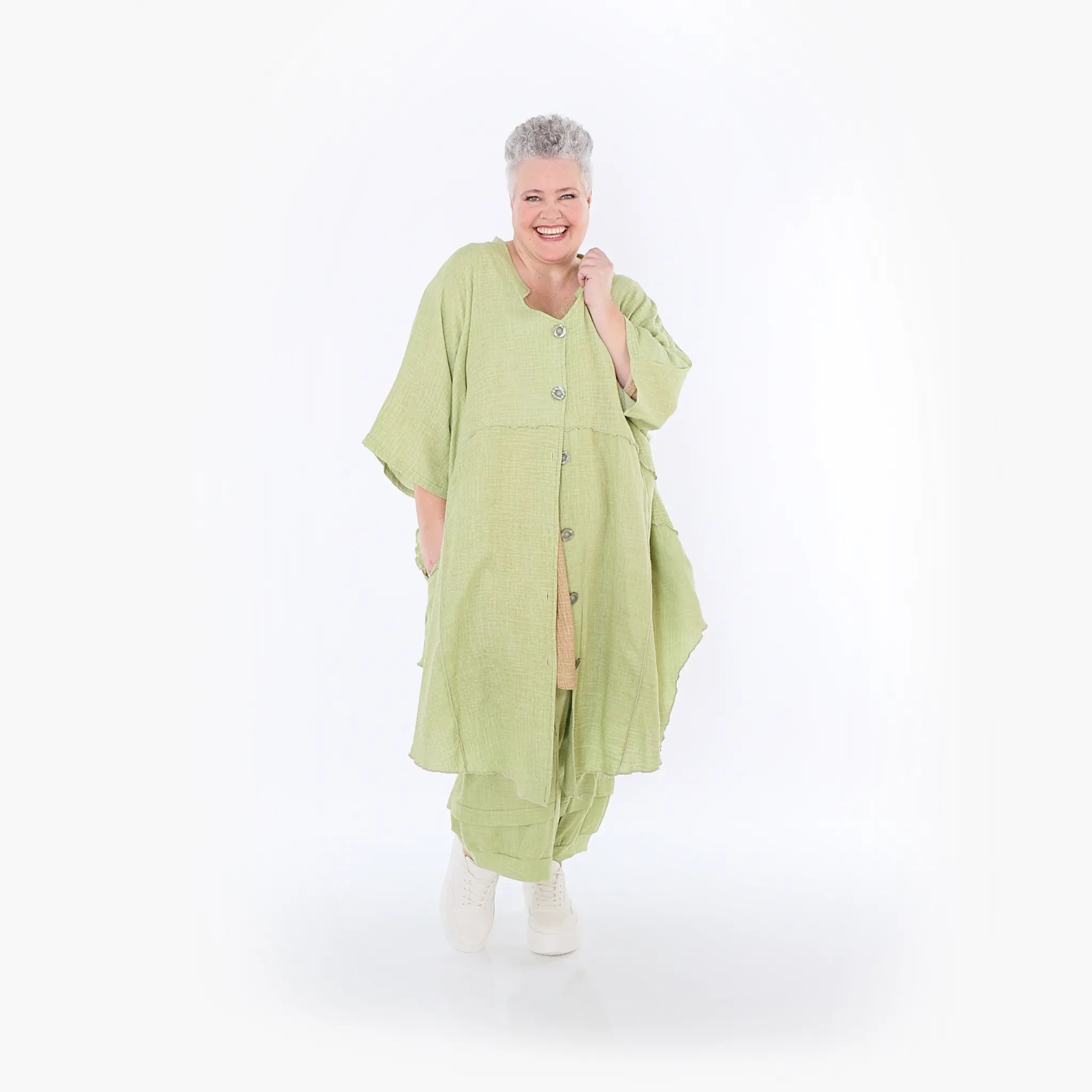 Veste AKH Fashion 7107, vert pomme