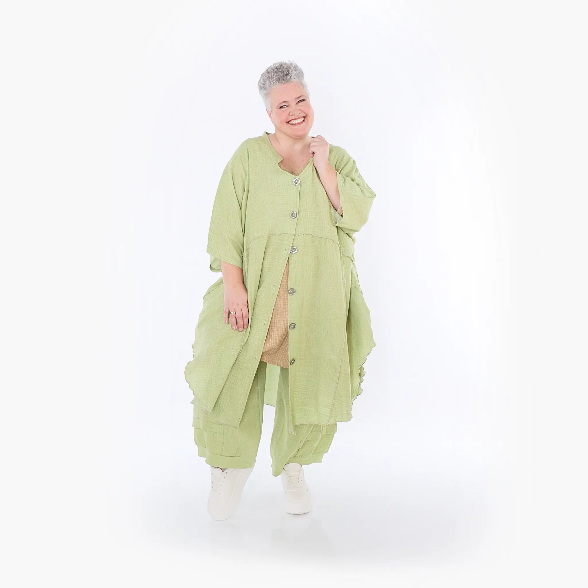 Veste AKH Fashion 7107, vert pomme