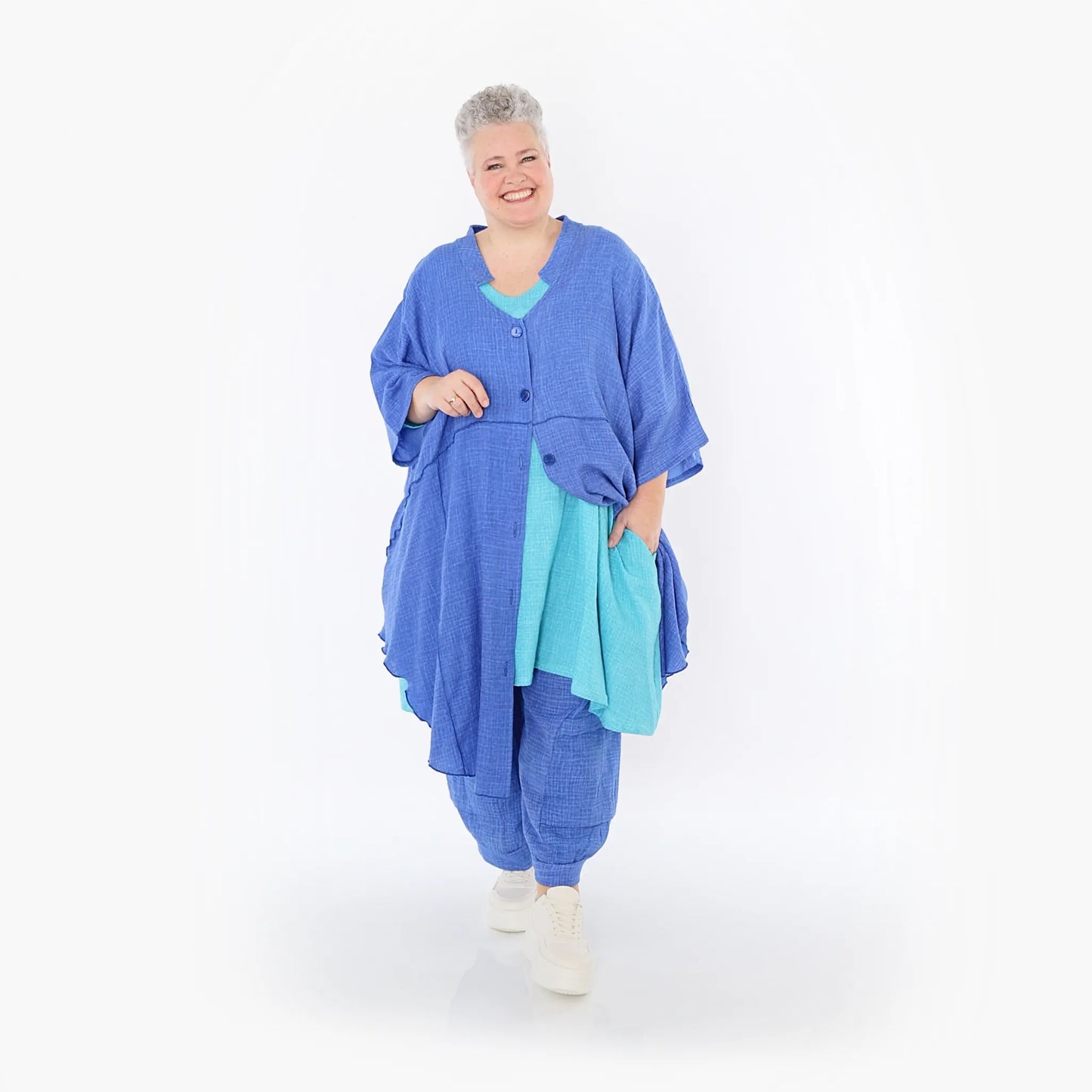 AKH Fashion 7107 Jacke, Blau