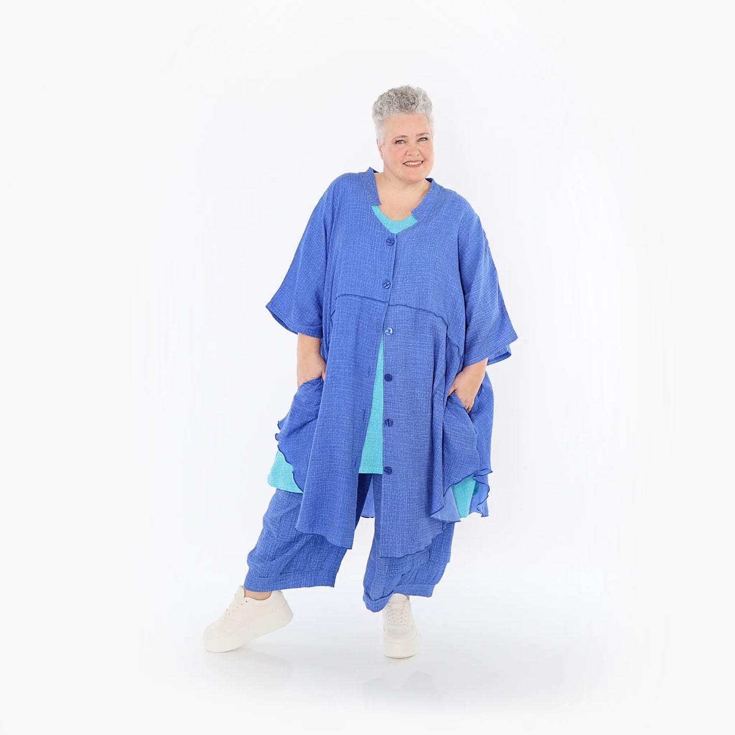 AKH Fashion 7107 Jacke, Blau