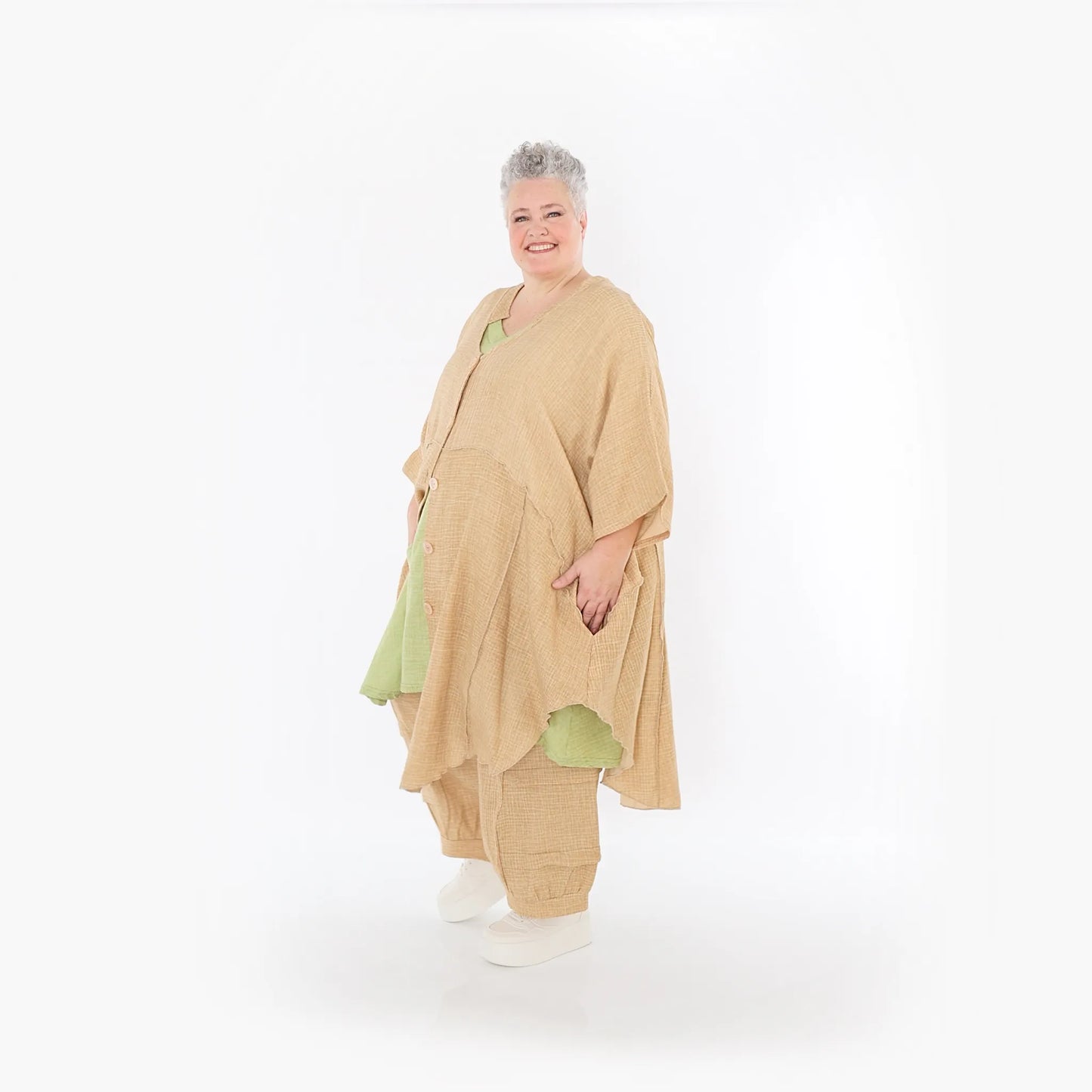 AKH Fashion 7107 Jacke, Cognac