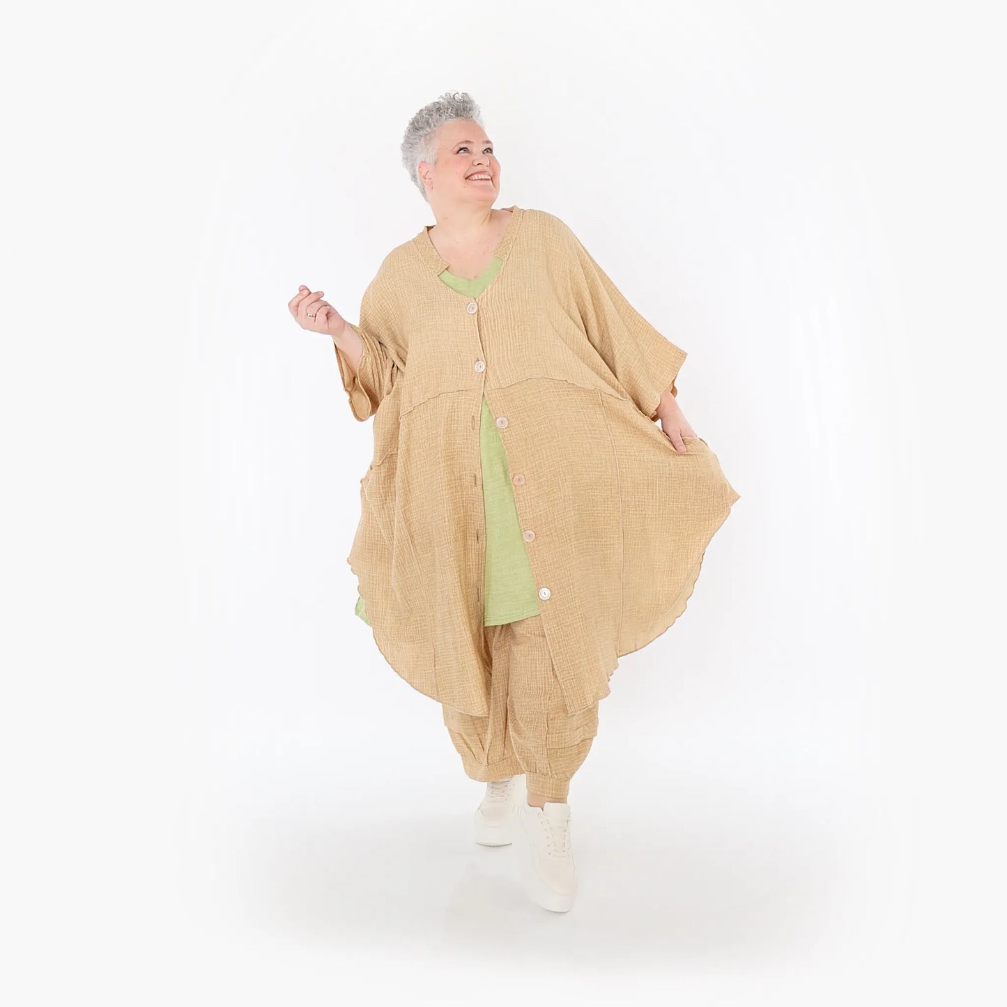 AKH Fashion 7107 Jacke, Cognac