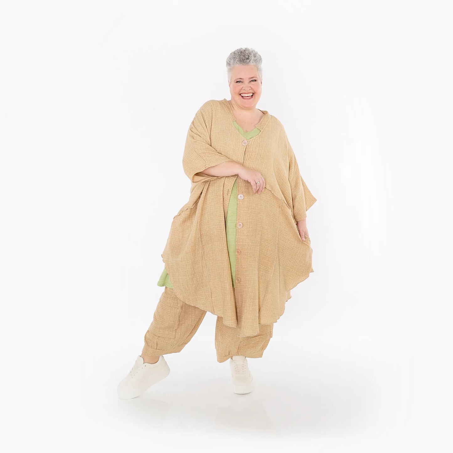 AKH Fashion 7107 Jacke, Cognac