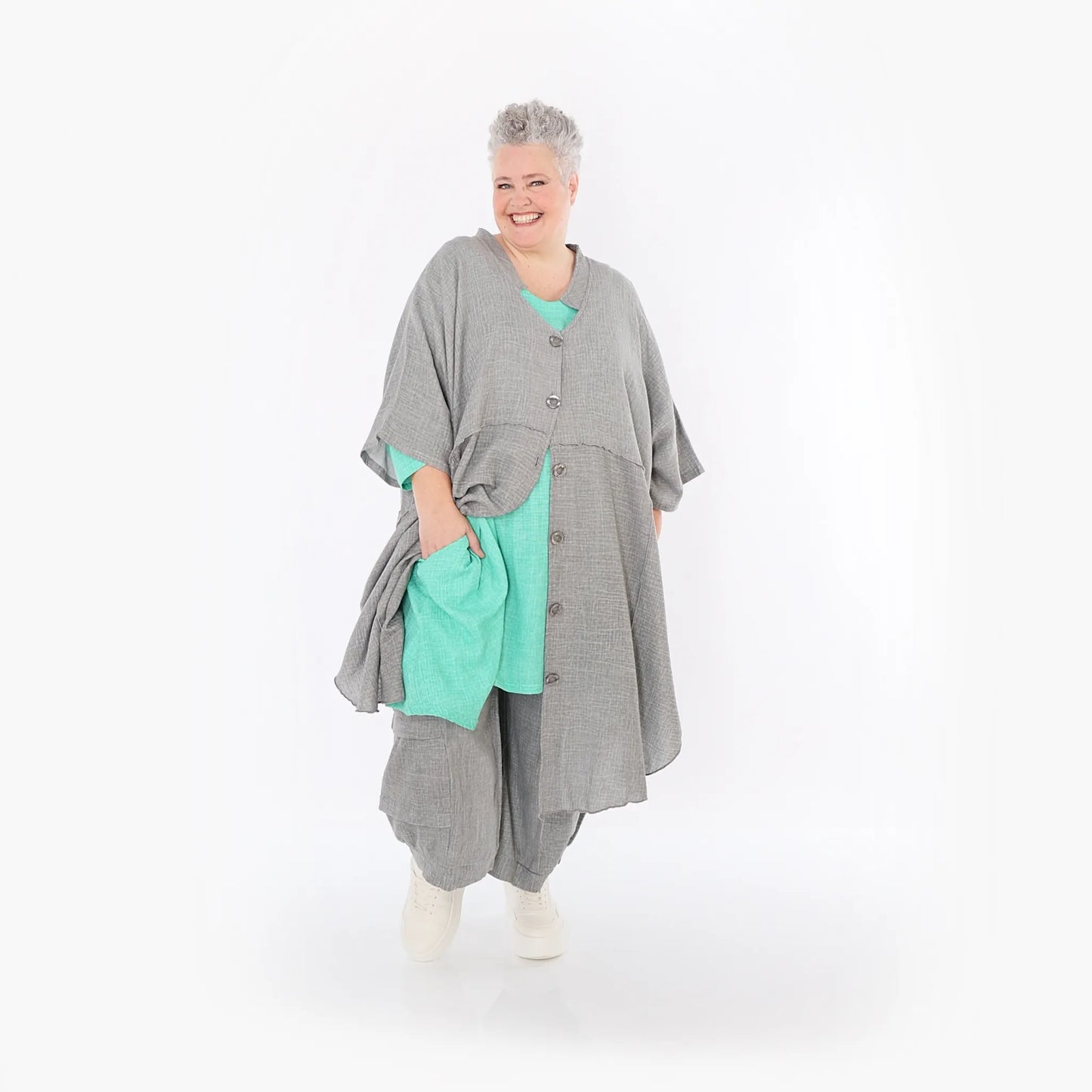 AKH Fashion 7107 Jacke, Grau