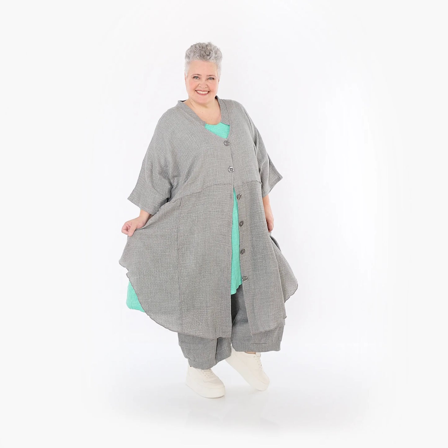 AKH Fashion 7107 Jacke, Grau