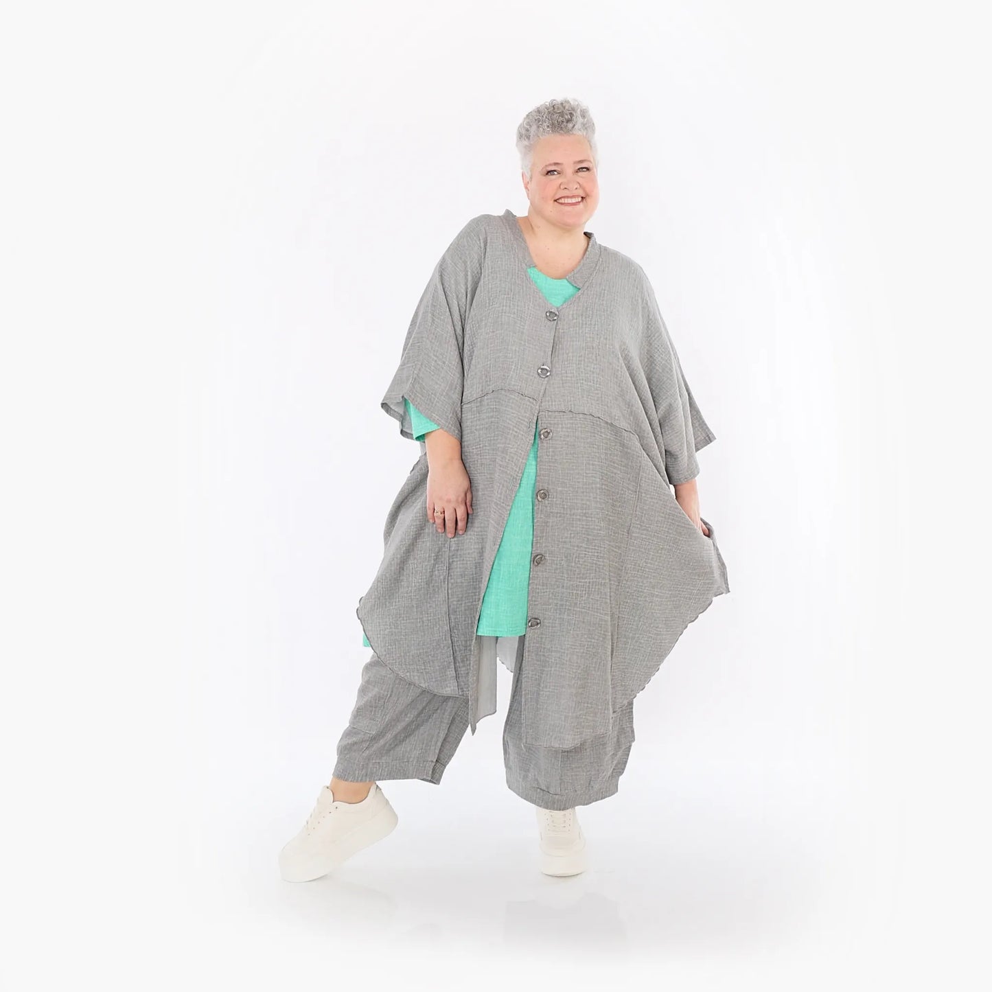 AKH Fashion 7107 Jacke, Grau