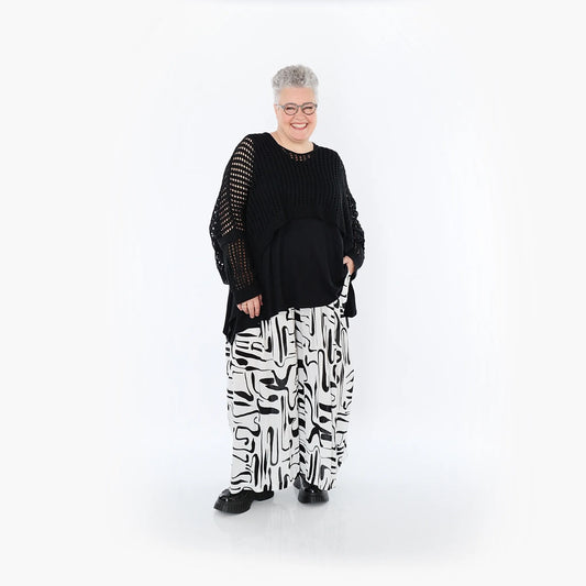 AKH Fashion 2529 Überwurf, Schwarz