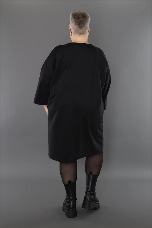 AKH Premium 7052 Kleid, Schwarz