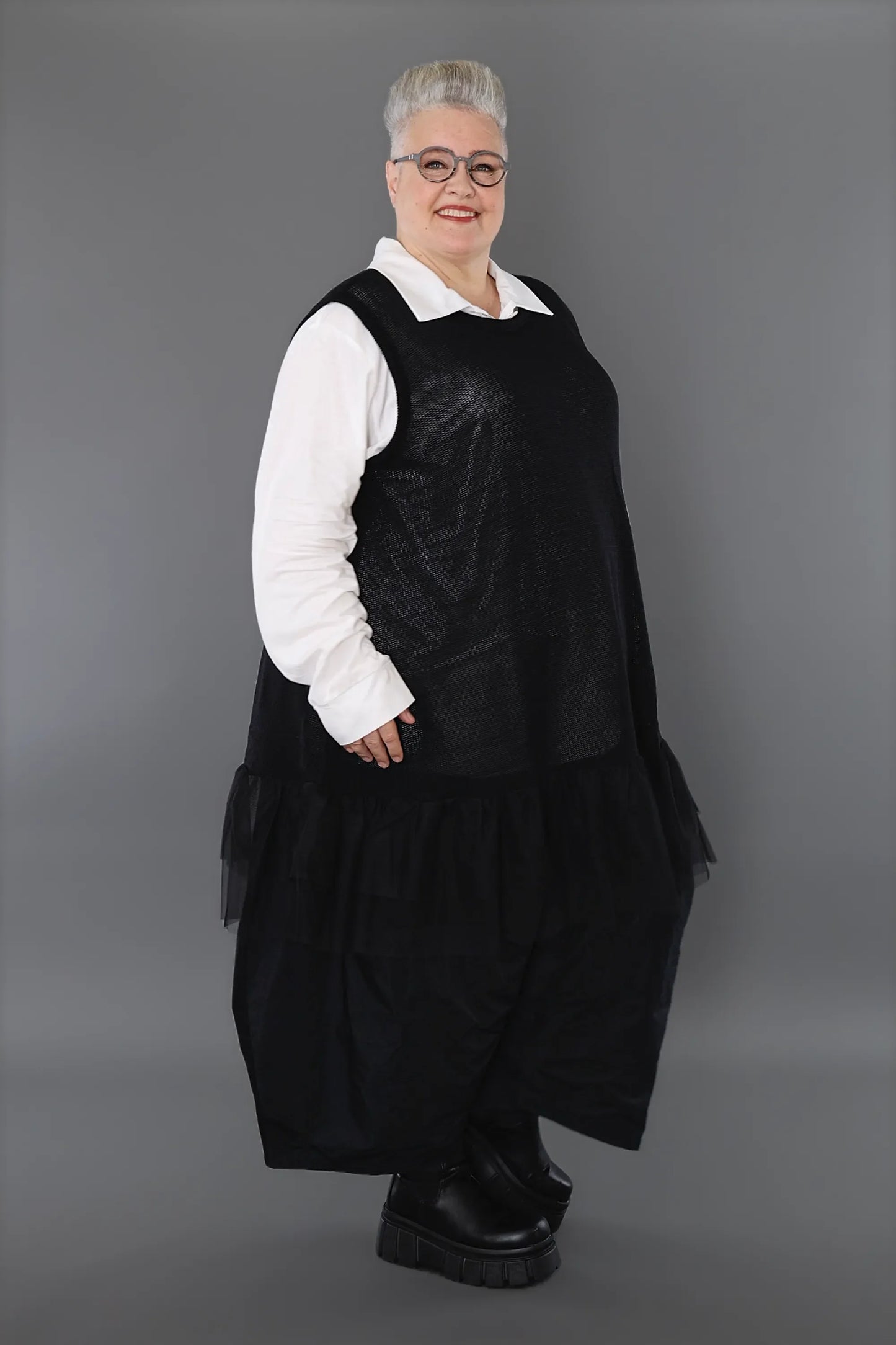 AKH Premium 2523 Tunika, Schwarz