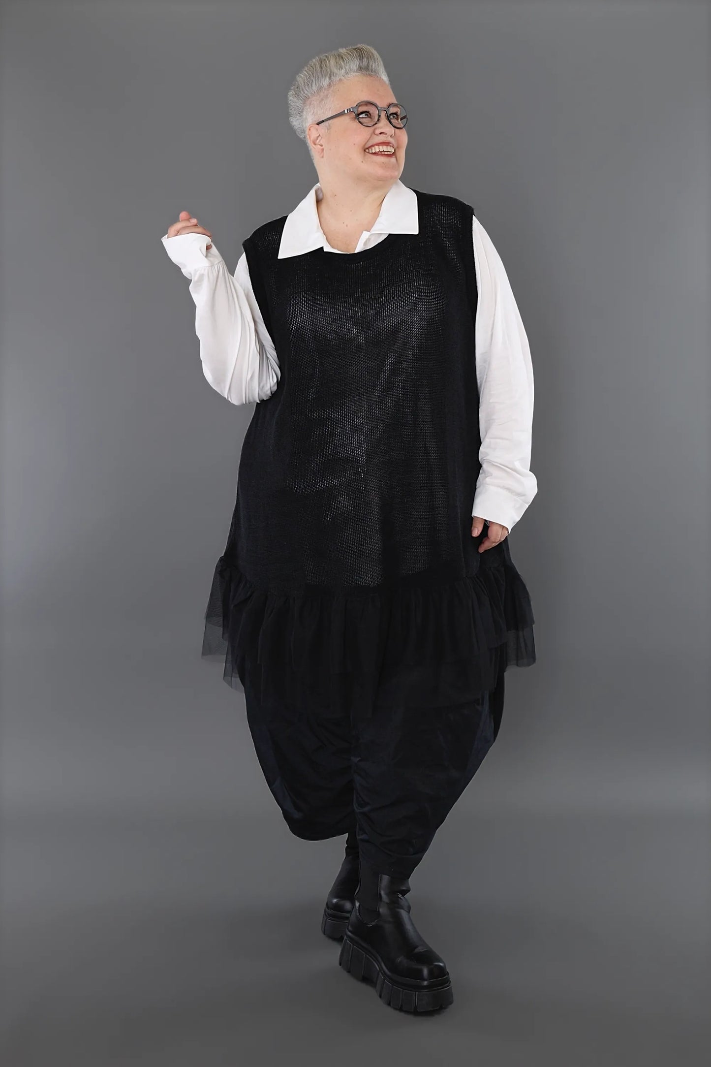 AKH Premium 2523 Tunika, Schwarz