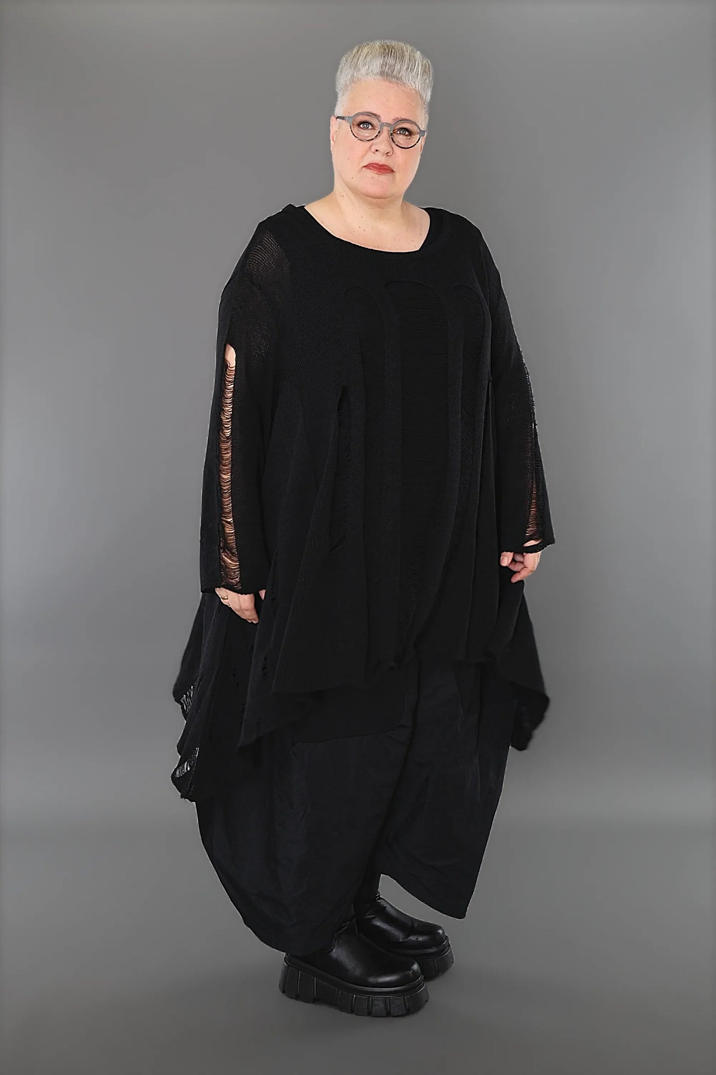 AKH Premium 2530 Big Shirt, Schwarz