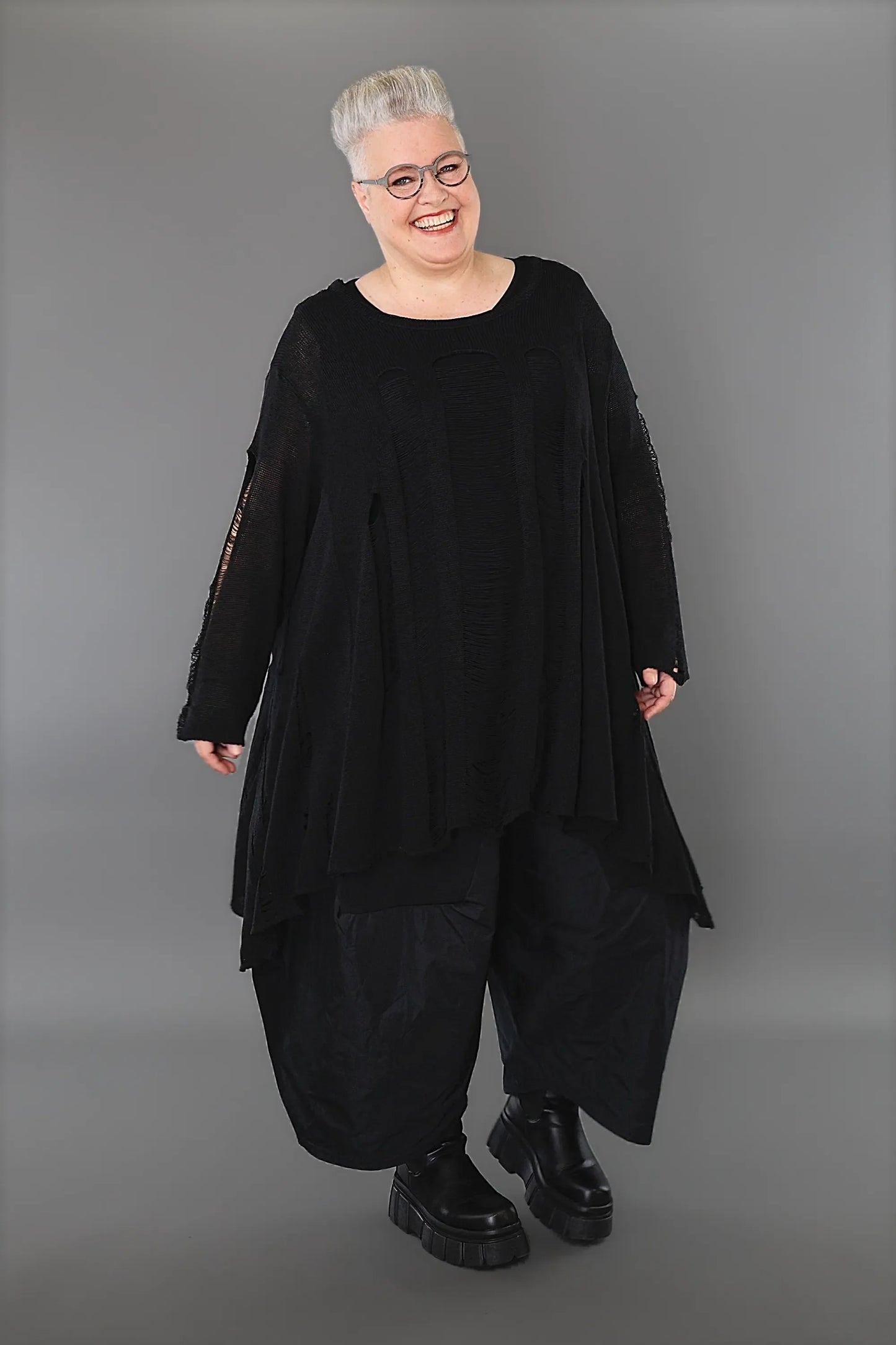 AKH Premium 2530 Big Shirt, Schwarz