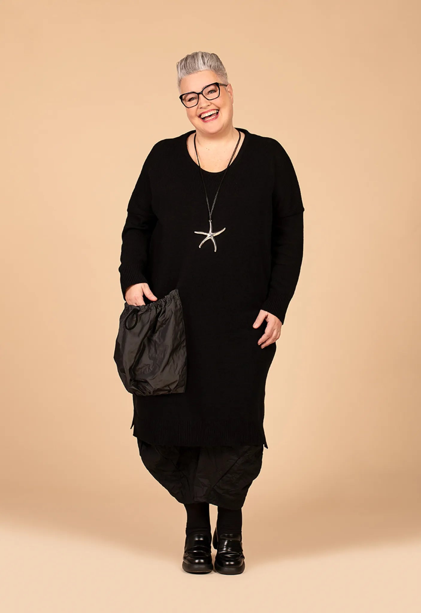 AKH Fashion 2319 Dress, Black