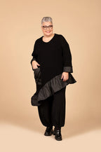 AKH Fashion 2331 Big Shirt, Black