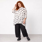 AKH Premium · Blouse · Amadora · 7116 · White/Grey