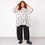 AKH Premium · Blouse · Amadora · 7116 · White/Grey