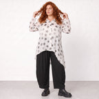 AKH Premium · Blouse · Amadora · 7149 · Blanc/Gris
