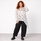 AKH Premium · Blouse · Amadora · 7149 · Blanc/Gris