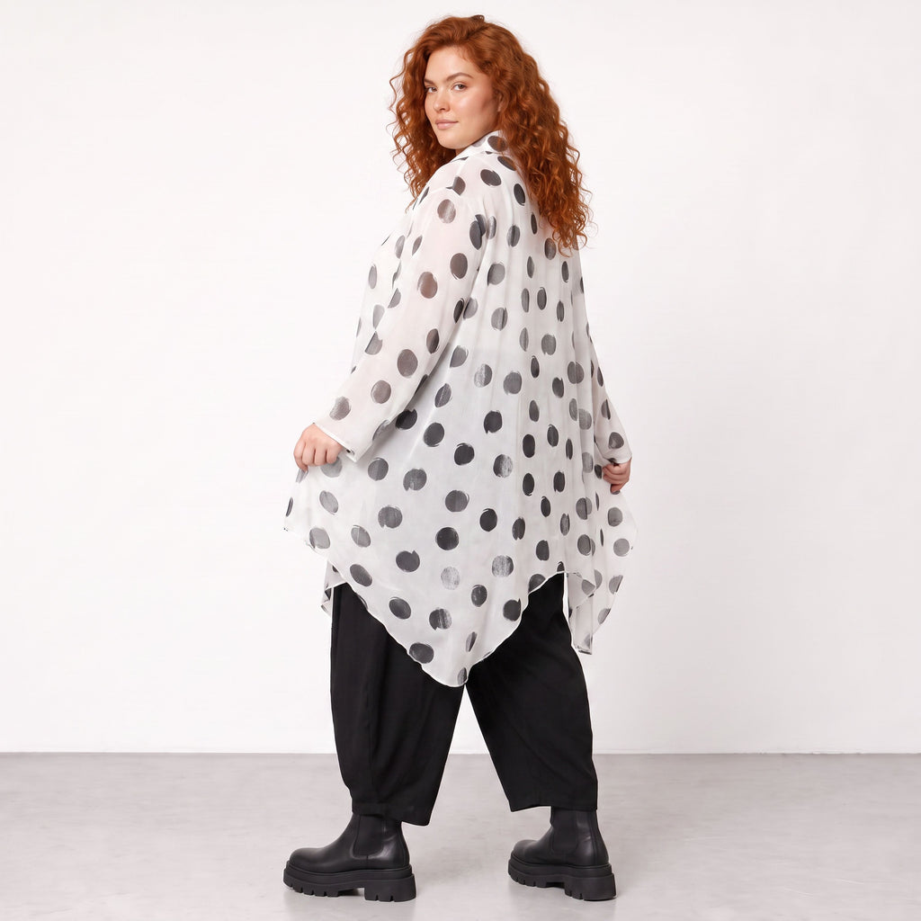 AKH Premium · Blouse · Amadora · 7150 · White/Grey