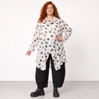 AKH Premium · Blouse · Amadora · 7150 · White/Grey