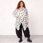AKH Premium · Blouse · Amadora · 7150 · White/Grey