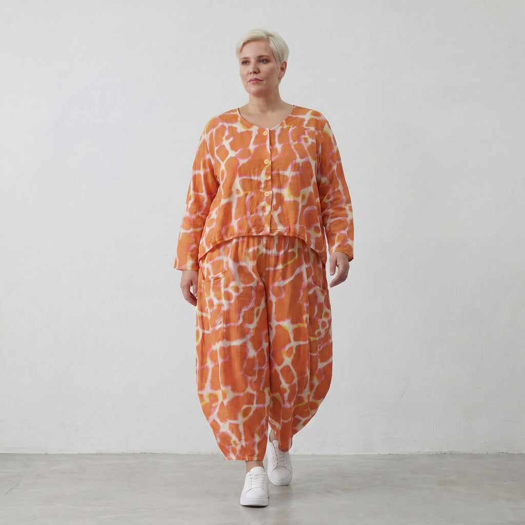 AKH Fashion 130-Amilia, Orange-White