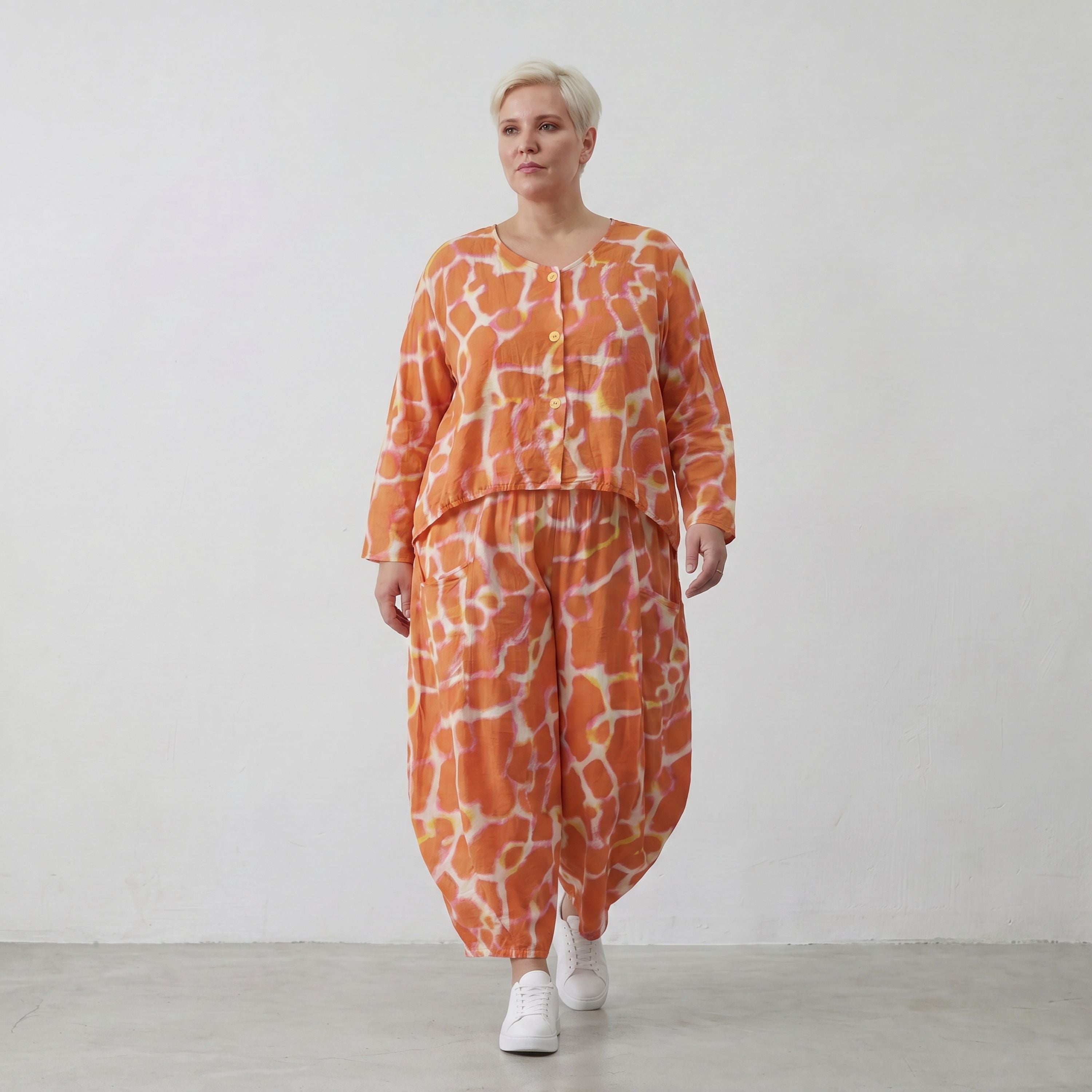 AKH Fashion 130-Amilia, Orange-White
