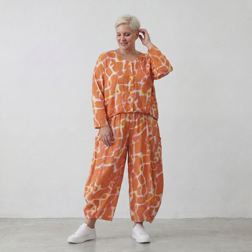 AKH Fashion 130-Amilia, Orange-White