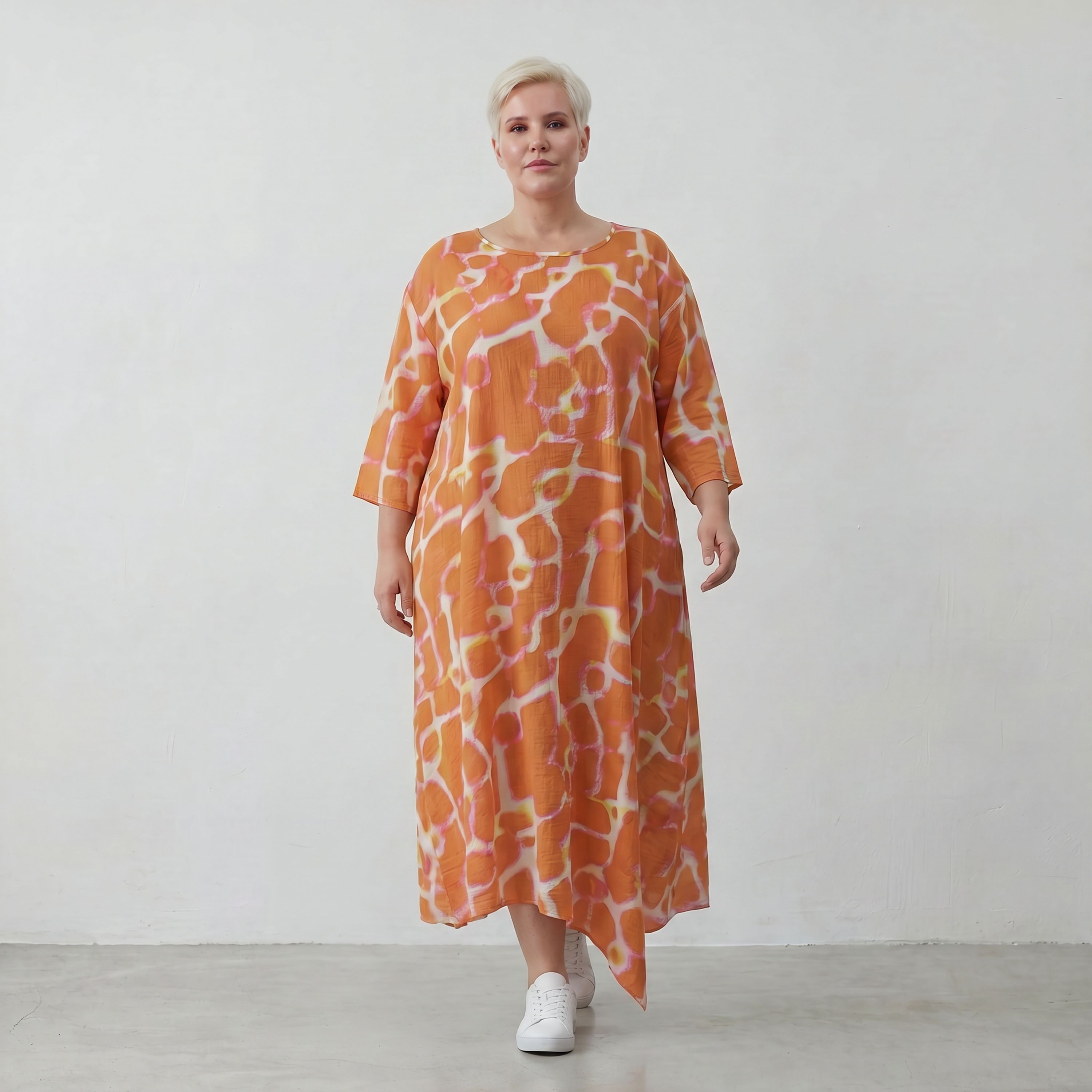 AKH Fashion 1927-Amilia, Orange-White